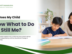 Why Does My Child Know What to Do but Still Need Me?