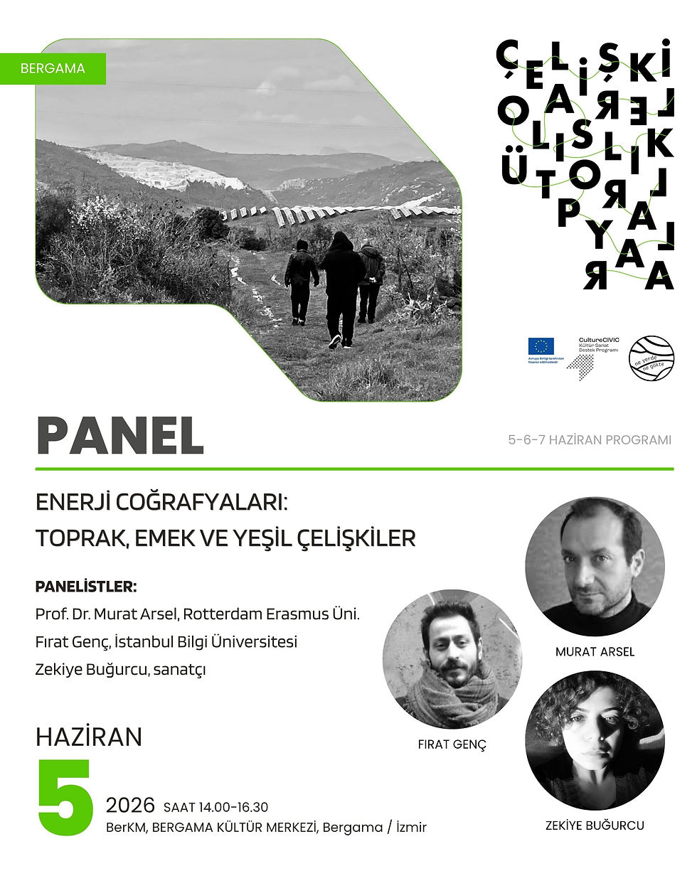 Enerji Coğrafyaları: Toprak, Emek ve Yeşil Çelişkiler