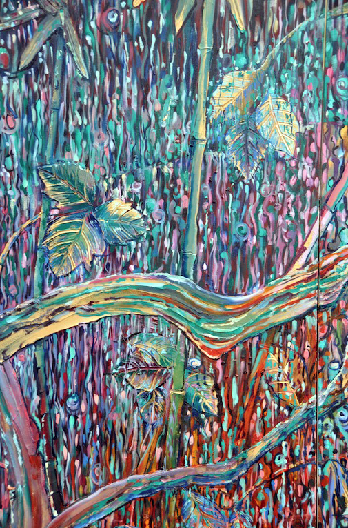 Triptych: Swollen Stream (close up)