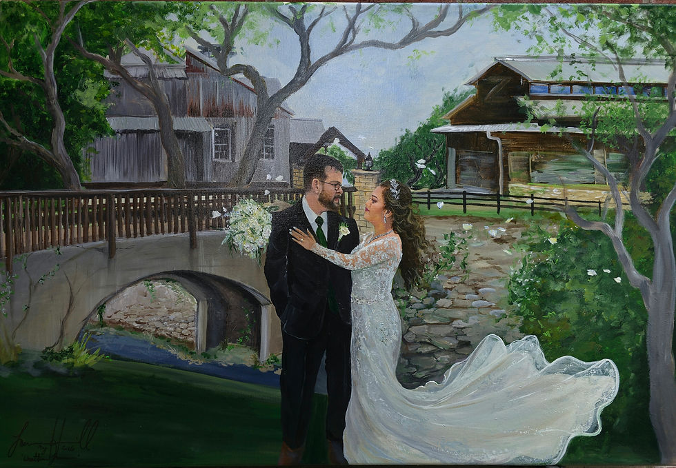 wedding in the park