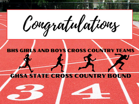 BHS Girls and Boys Cross Country Teams Headed to State Meet