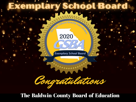 BCSD Board Receives Exemplary Honor