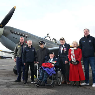 Taxi Charity marks Remembrance Sunday with visit to North Weald Airfield