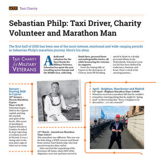 Sebastian Philp: Taxi driver, charity volunteer and marathon man, TAXI