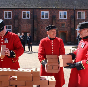Taxi Charity sponsors a brick at Fulham Palace