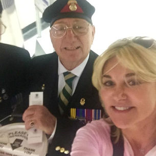 Taxi Charity News: When Anthea Turner met our veterans