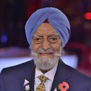 WWII veteran Rajindar Singh Dhatt celebrates his 100th birthday