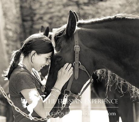 Sweetie & horse headshot B&W.jpg