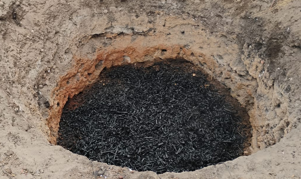 geoclara - biochar pit