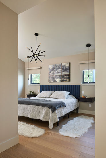 Design-build renovation to bring all the spaces into harmony. Using a palette from deep to light greens throughout - continuity brings calm.