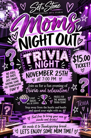 Moms night out adults only trivia thanksgiving eve