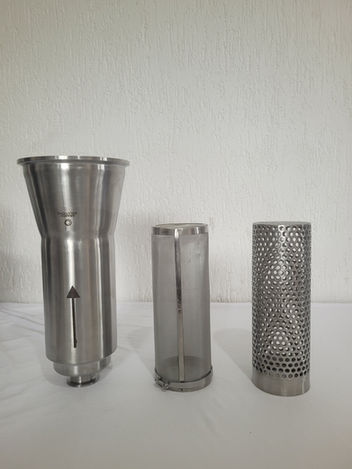 Filtro de aço inox com malha sob medida