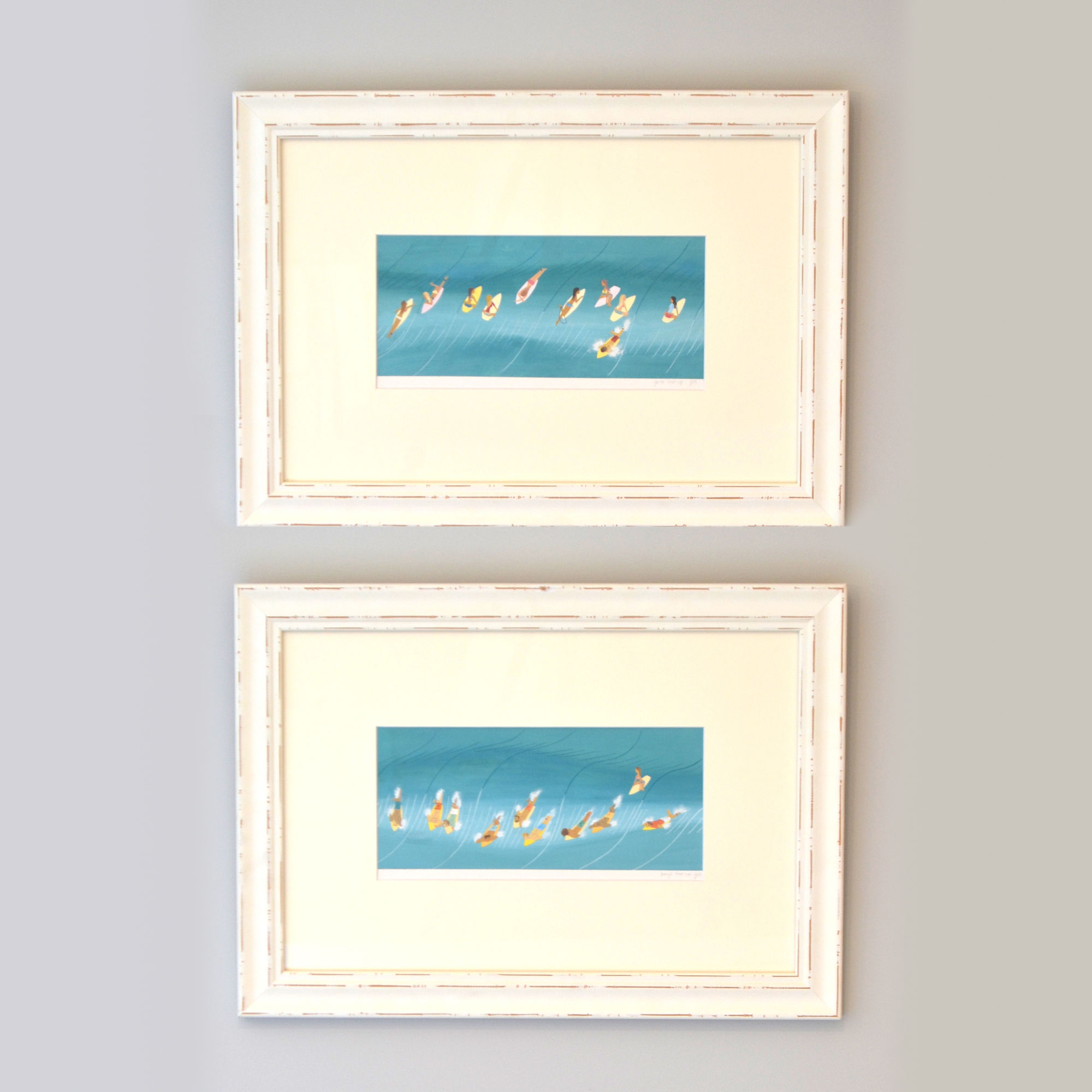 Boys/Girls Line Up Original Painting Set