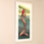 Thumbnail: Rihanna Mermaid Framed Print