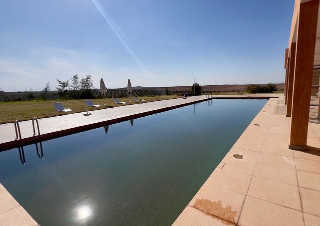 Maison plein pied piscine semi-olympique