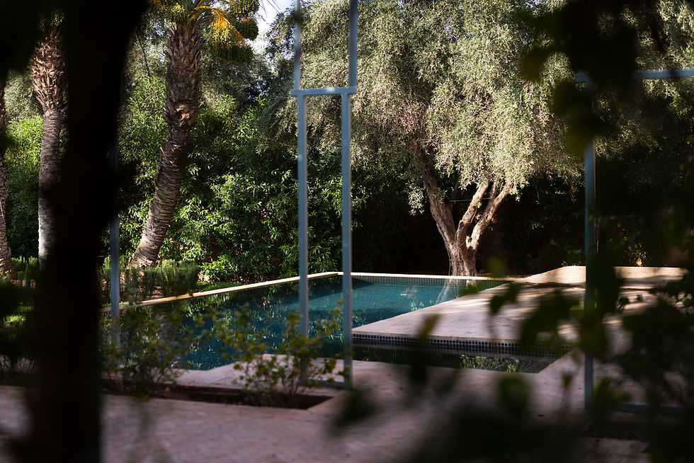 hotel golf marrakech riad A piscin