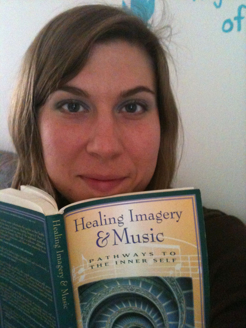 Leah circa 2013, reading about GIM  