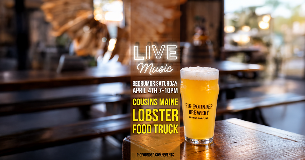Live Music + Food Truck at Pig Pounder Brewery! 🎶
