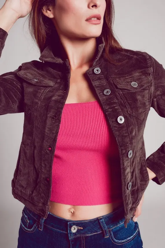Essential Brown Corduroy Jacket