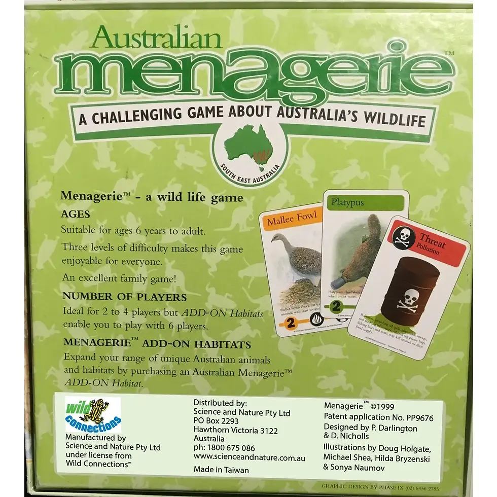 Thumbnail: Australian Menagerie Game