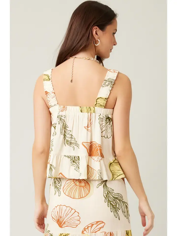 Thumbnail: Shell Ruffle top