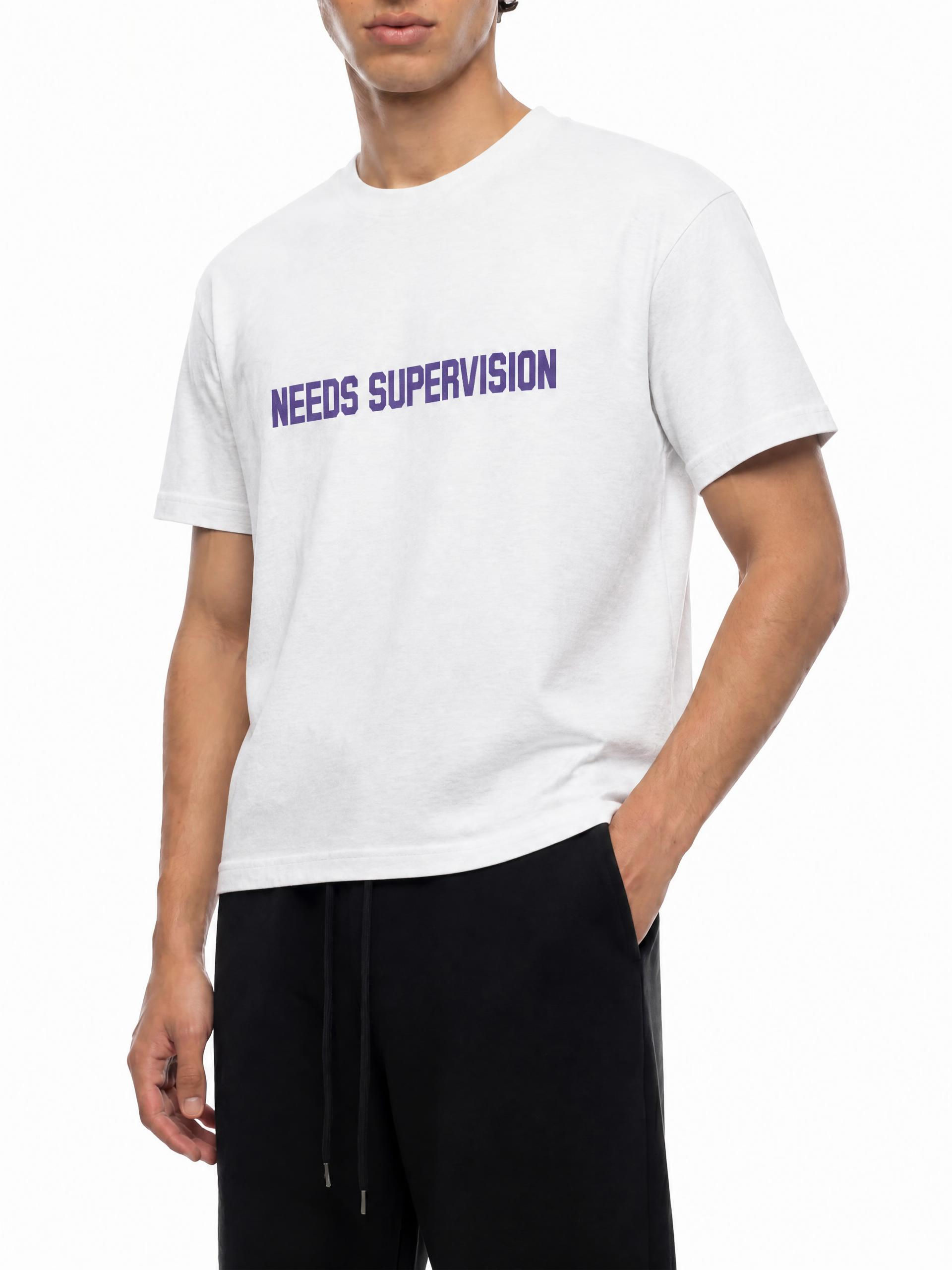 Needs Supervision Pure Cotton Unisex T-Shirt