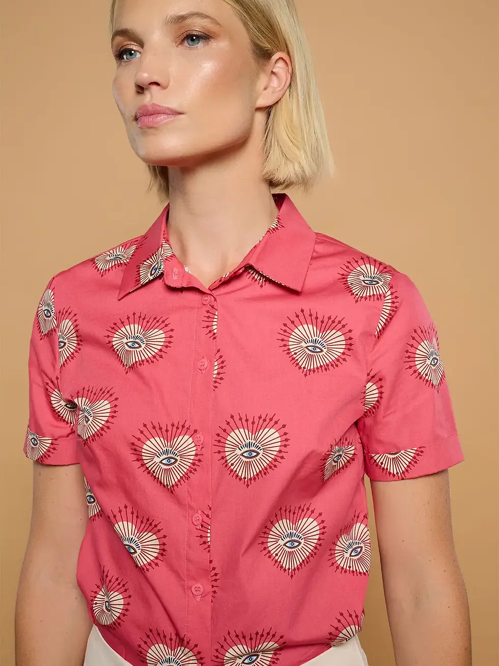 Thumbnail: Eye Love Cotton Retro Shirt