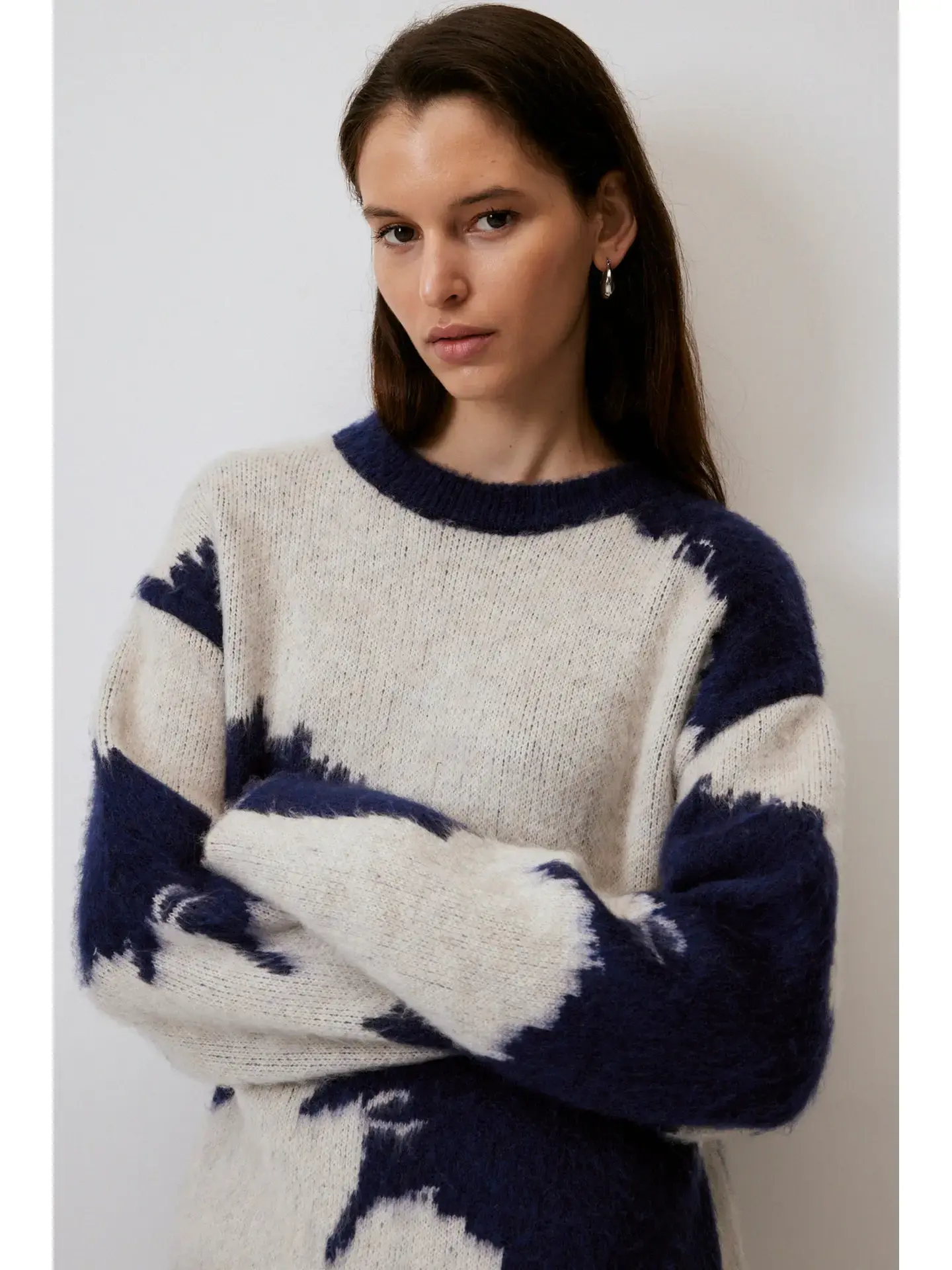 Abstract Knit Sweater