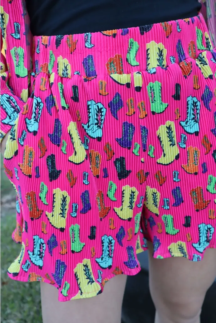 Thumbnail: Retro Plissé Cowgirl Set - Shirt