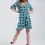 Thumbnail: Wrap Dress in 70s Retro Print