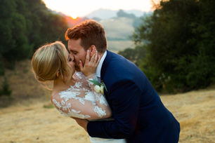 Mountain House Estate Wedding Sunset Cou