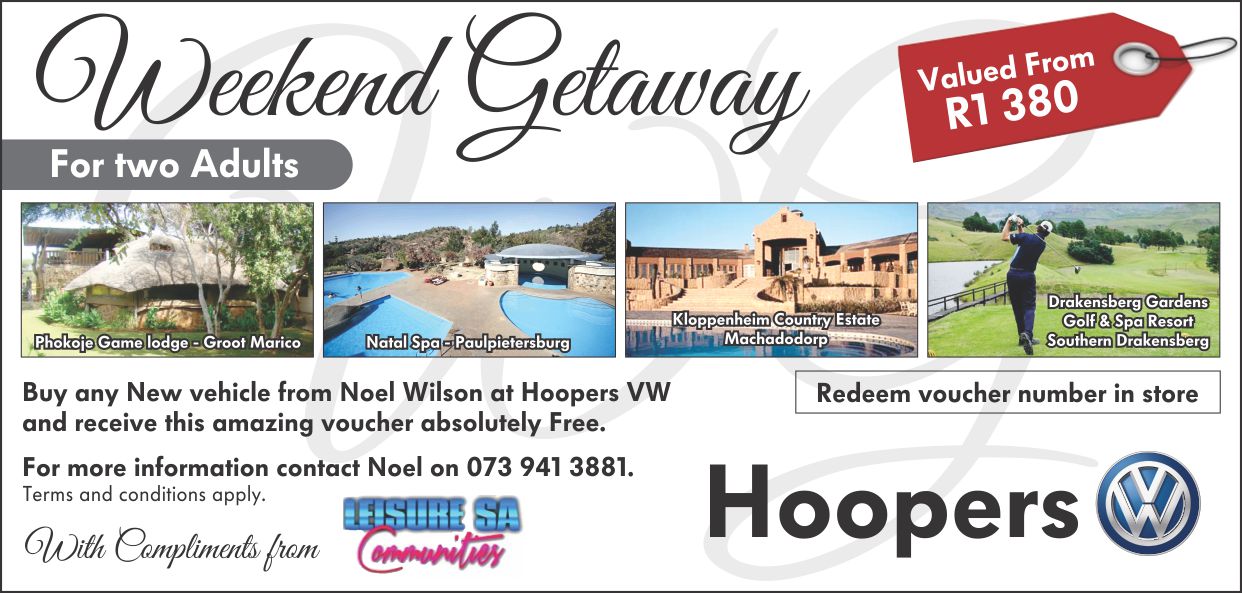 Hoopers Weekend Getaway