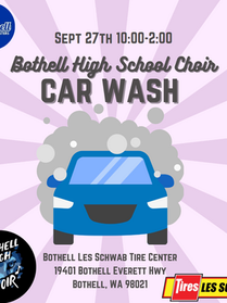BHS Choir Car Wash Sept 27