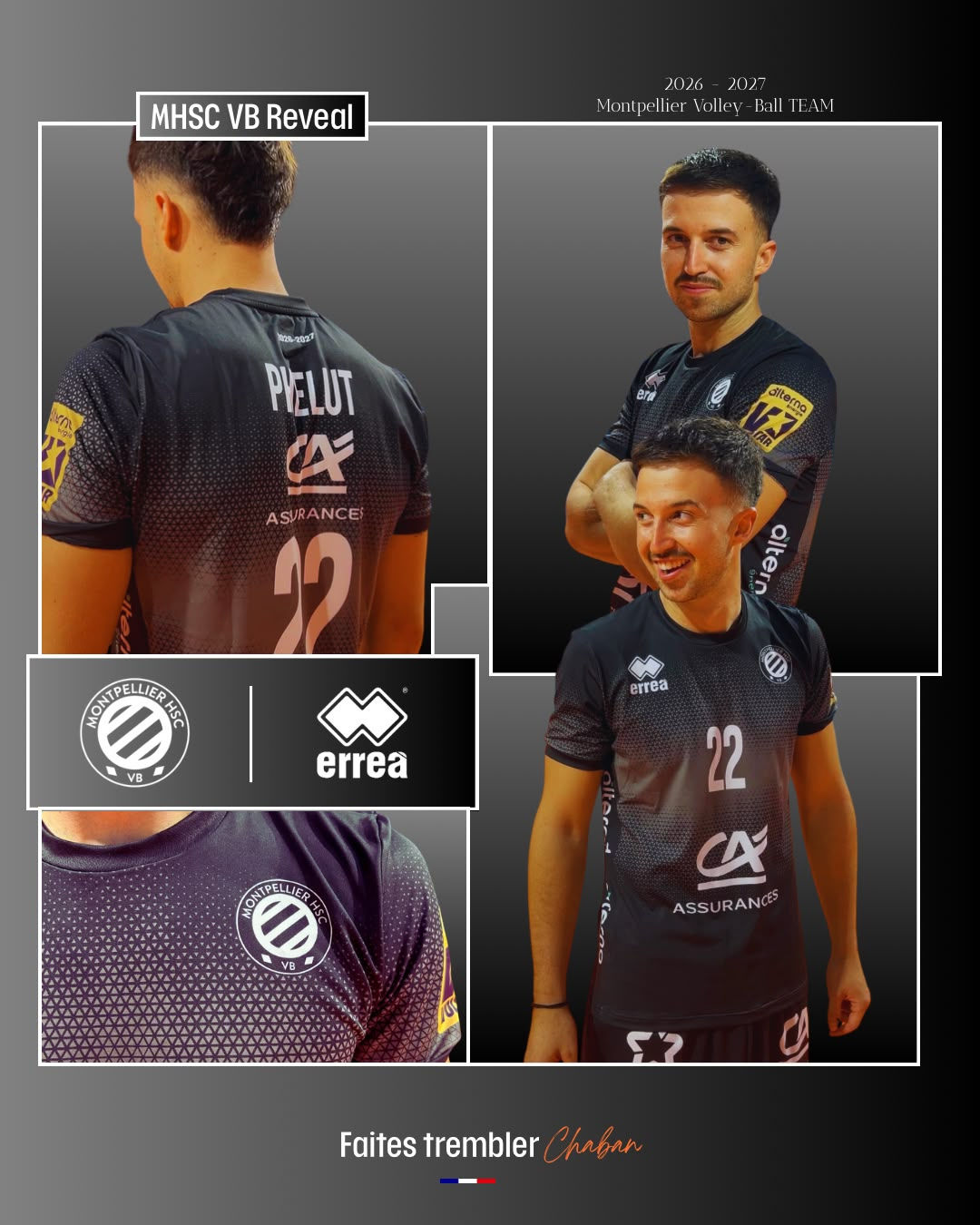 Précommande Maillot Libéro Officiel - Saison 2026/2027 - Noir & Blanc