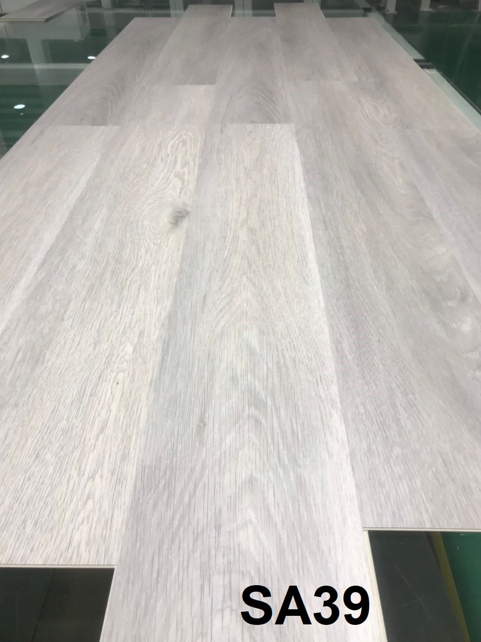 Thumbnail: Light Grey SA39 Luxury Vinyl Plank 5/12Mil - Sold by Box (26.43 sqft / box)
