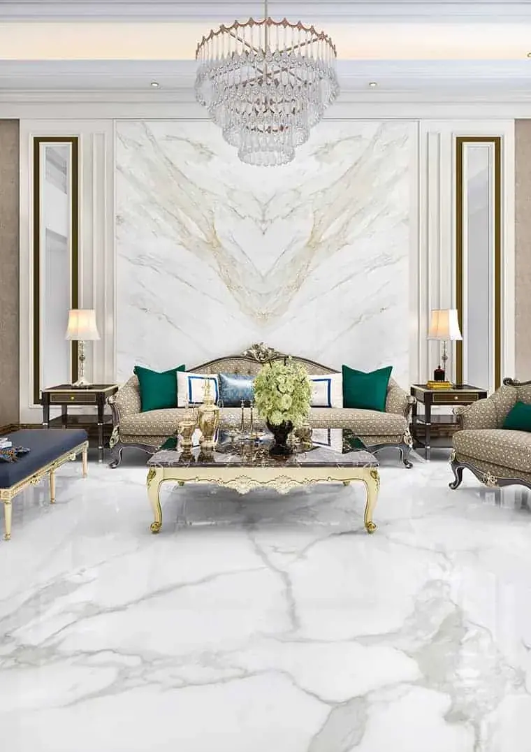 Thumbnail: Calacutta Borghini Porcelain Tile 48x96 - Sold by Piece (1pc/box)