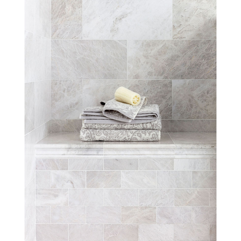 Thumbnail: Meram Blanc Carrara Polished Marble Subway Tile- Sold by Box (11.35  sqft / box)