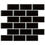 Thumbnail: Bevel Gloss Black Amalfi Porcelain Mosaic - Sold by Box (9.26  sqft / box)