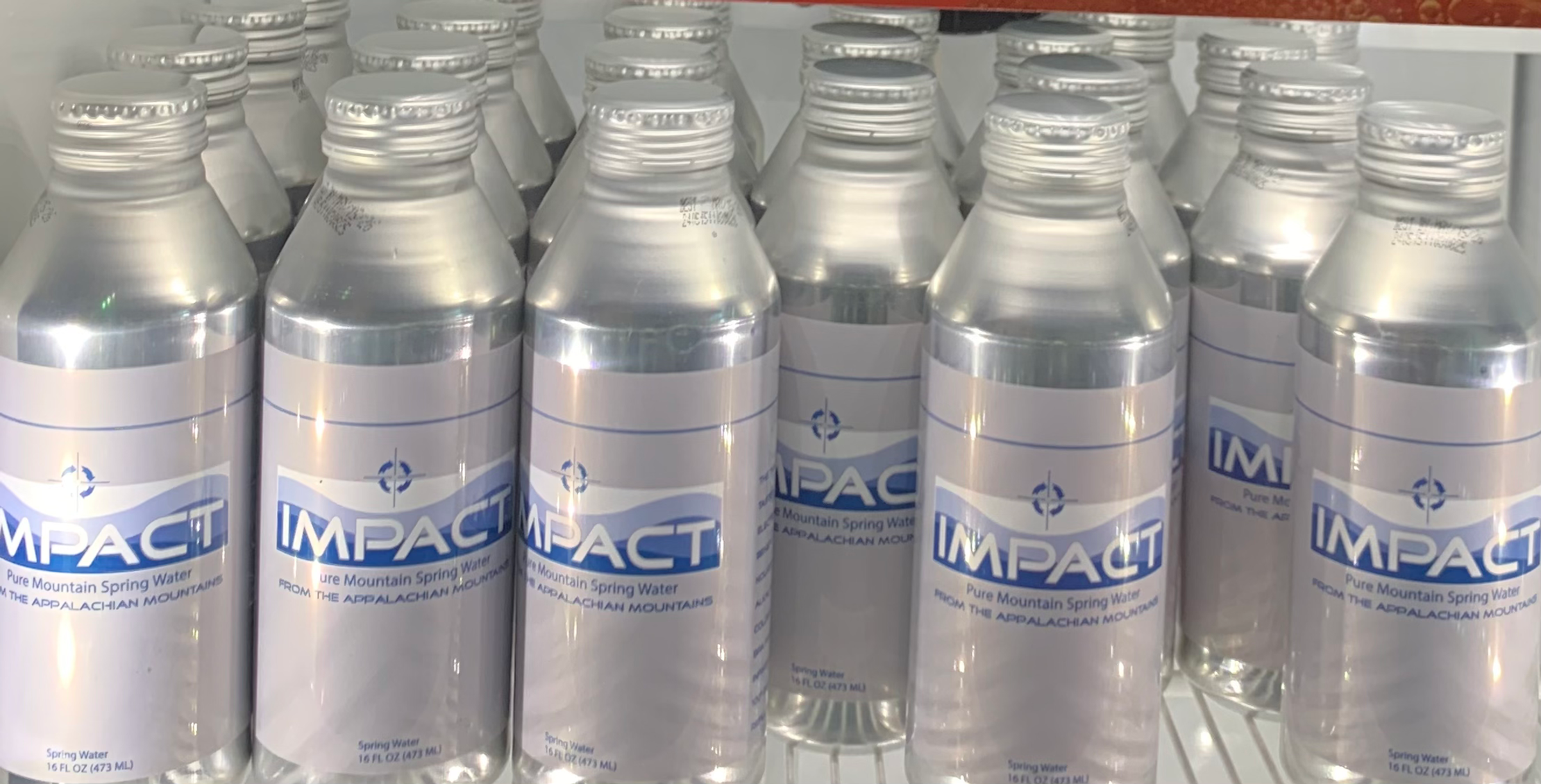 48 pk- 16 oz IMPACT Water Aluminum Bottles