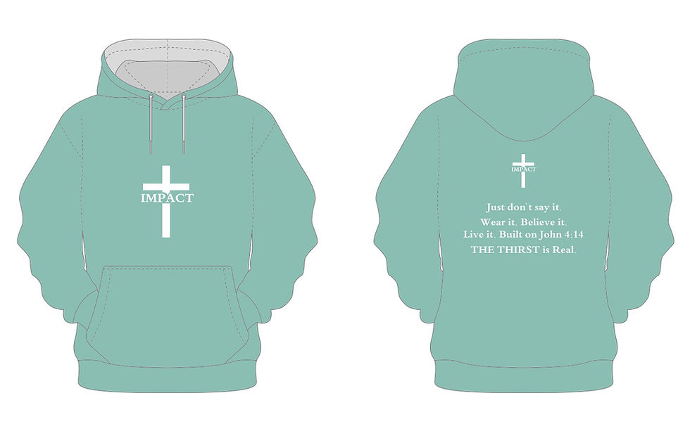 Thumbnail: Impact Pullover Hoodies with statement 