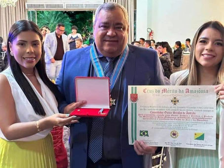 Mazinho Serafim é homenageado durante evento da câmara brasileira de cultura em Rio Branco