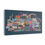Thumbnail: Retro Downtown Giclée Print Canvas – Vibrant Wall Art for Home Décor