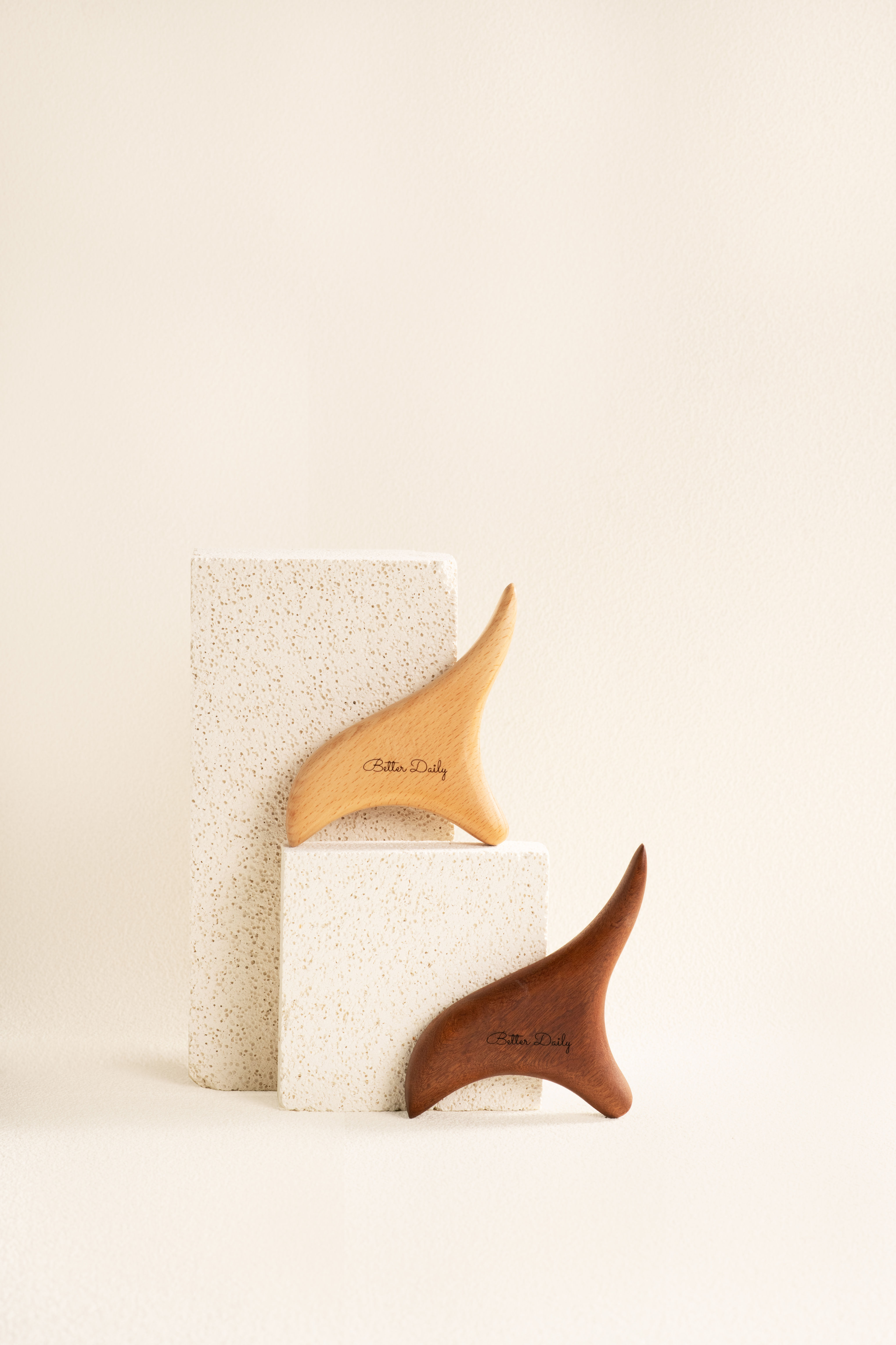 Triangular Wooden Gua Sha Tool