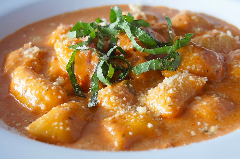 Gnocchi Ricotta in Vodka Sauce