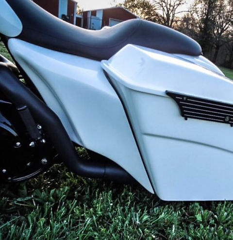 1997-2008 Harley Davidson Flh 6 Stretched Side Covers Bagger
