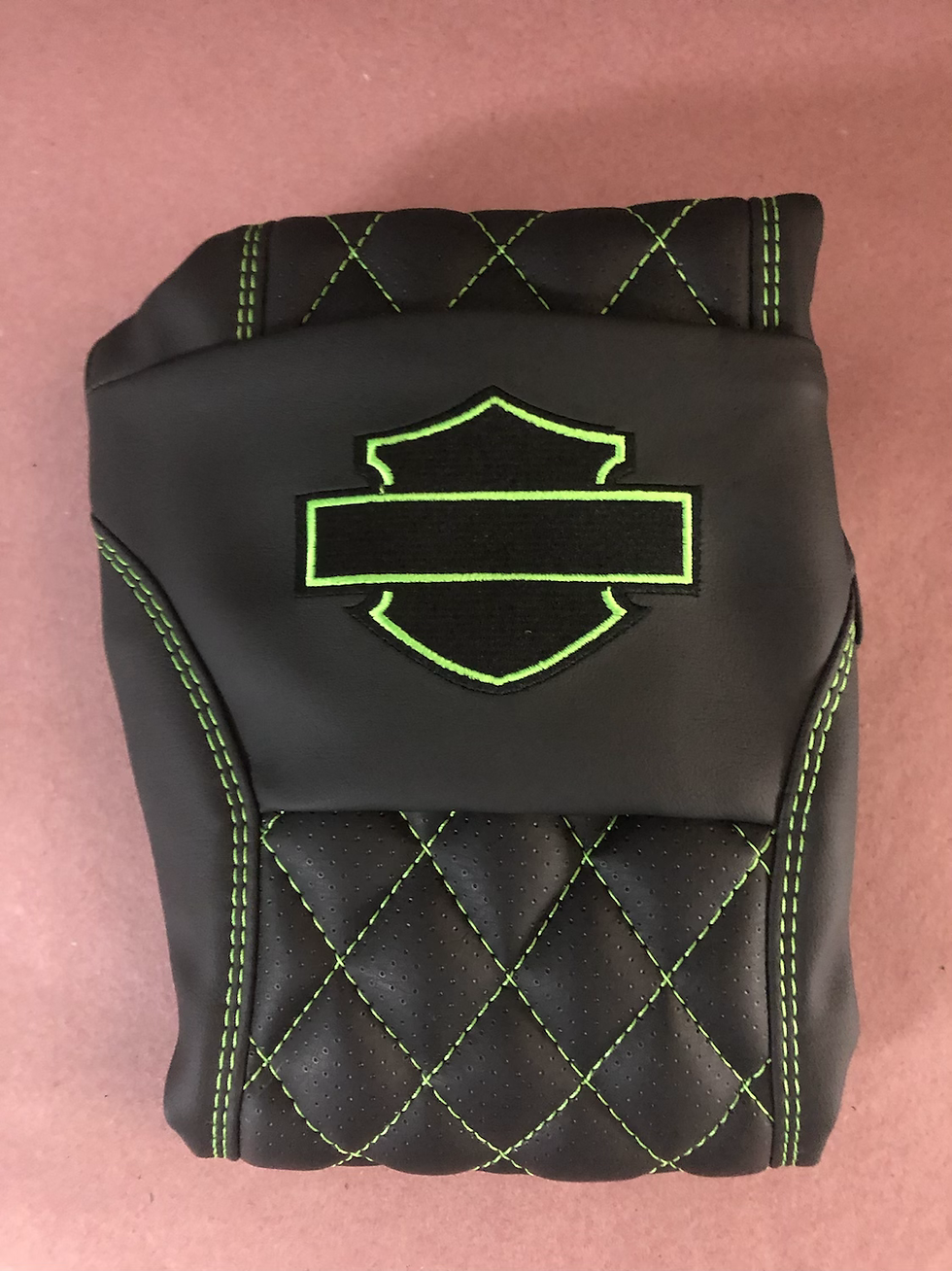 Thumbnail: Street Glide HARLEY Touring Seat P52320-11, Green Stitching 2008-19 COVER ONLY
