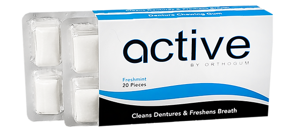 Active™ Denture Gum Single-Pack | 20 Count