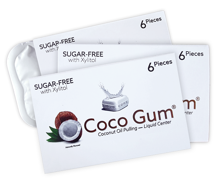 4 packs of Coco Gum.  Coconut oil pulling gum