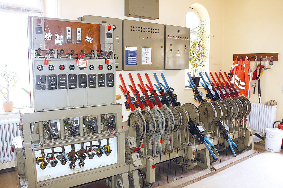 Mechanisches Stellwerk Bahnbetrieb
