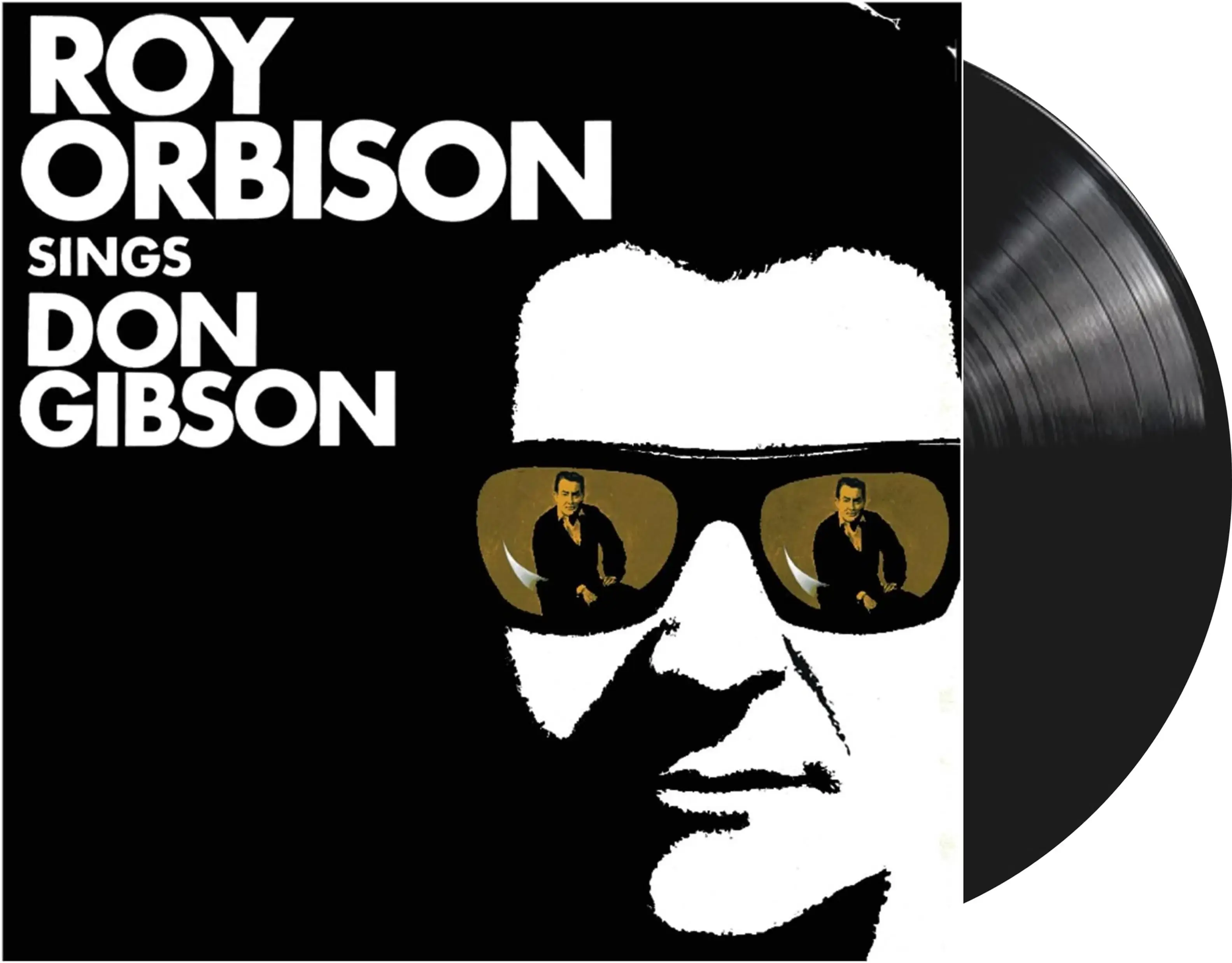 Roy Orbison Sings Roy Orbison vinyl record with black disc